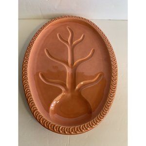 California Pottery Doranne Serving Platter Big Vintage